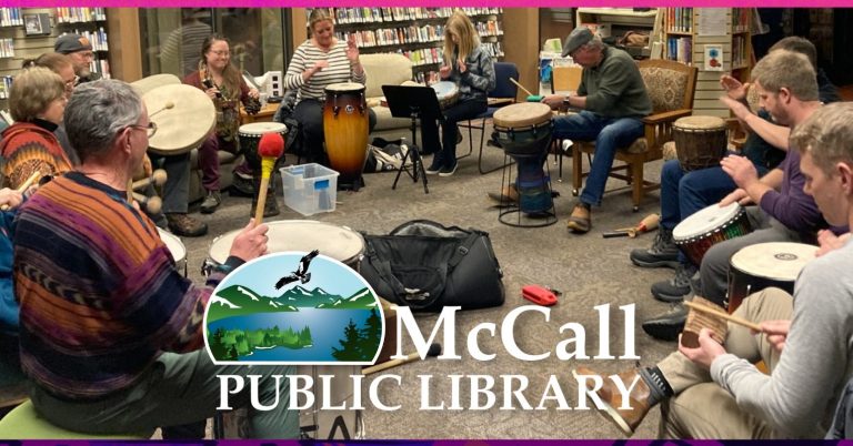 Drum Circle at the McCall Public Library