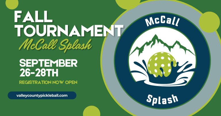 McCall Splash Fall Pickleball Tournament
