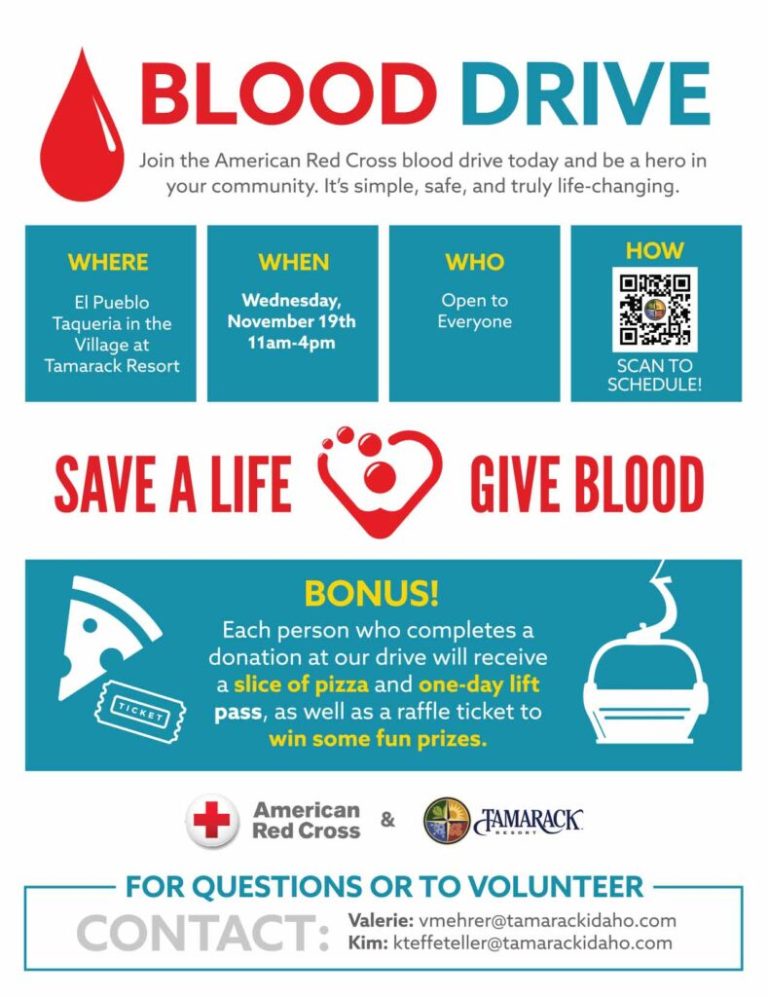 Red Cross Blood Drive at Tamarack