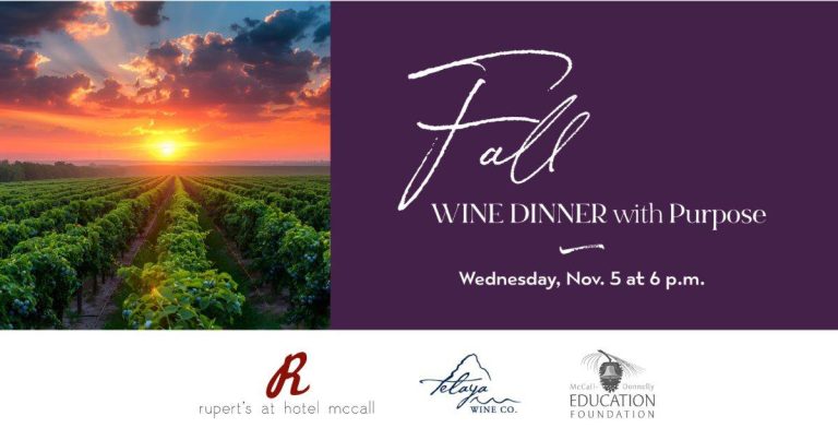 Fall Wine Dinner with Purpose