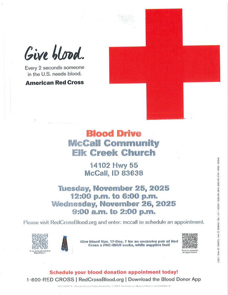 Blood Drive – McCall Community