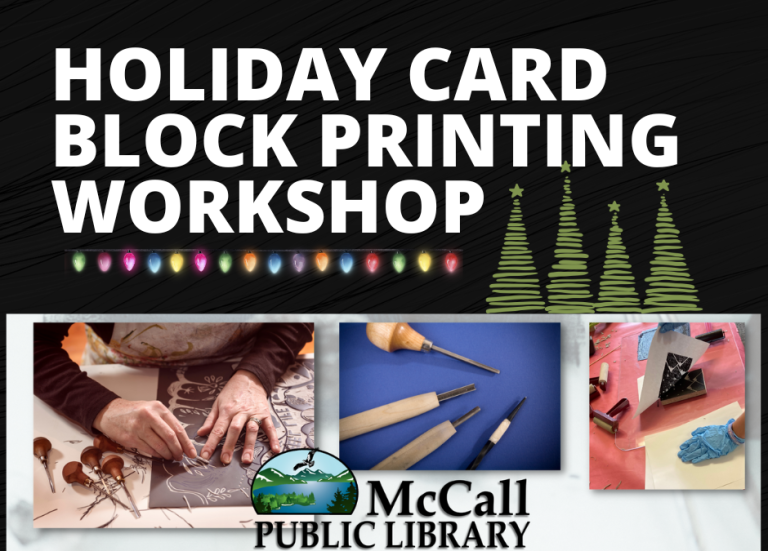 Holiday Card Block Printing Workshop