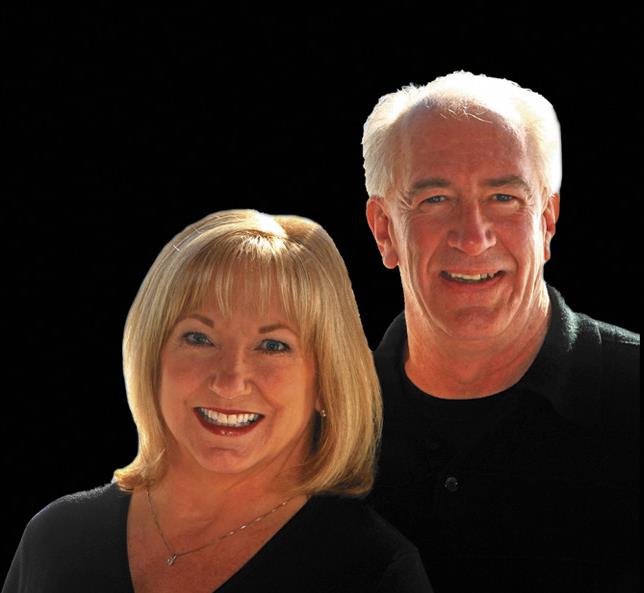 Two people who sponsored the Winter Carnival.