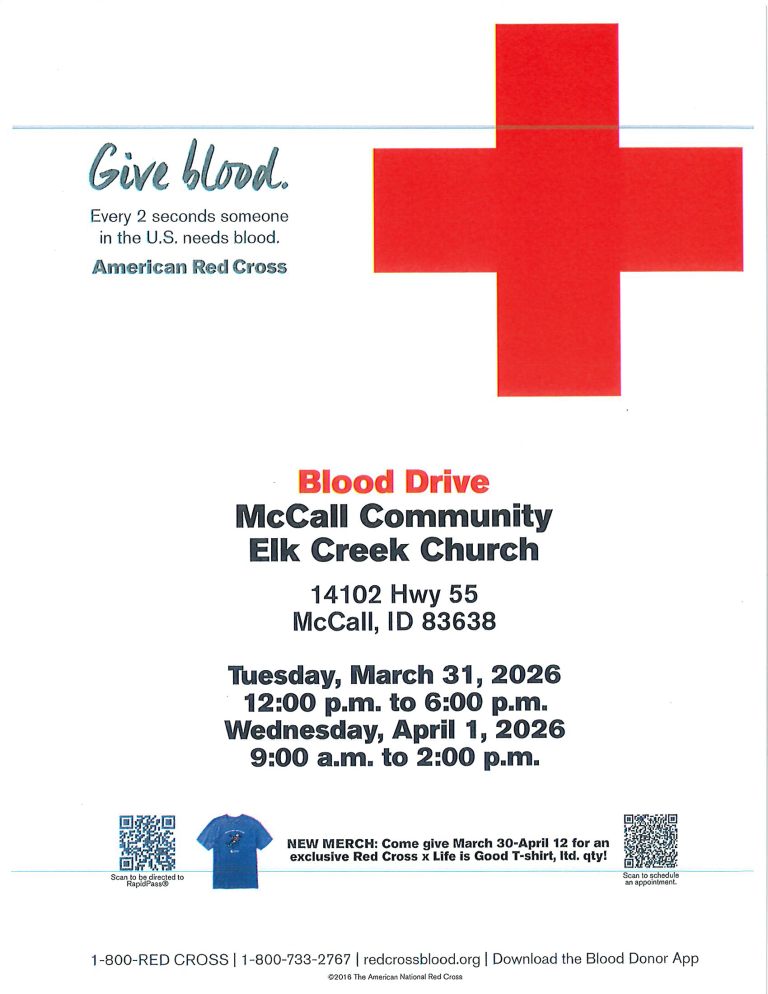 Blood Drive – McCall