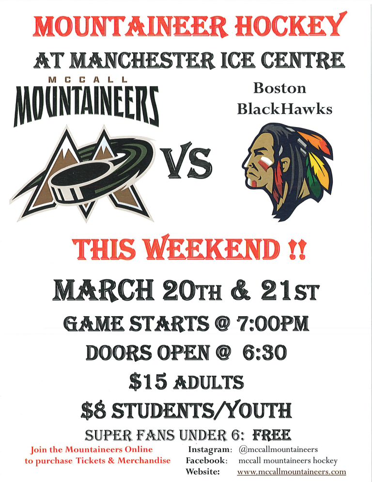 McCall Mountaineers vs Boston BlackHawks