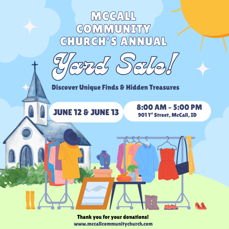 McCall Community Church Annual Yard Sale