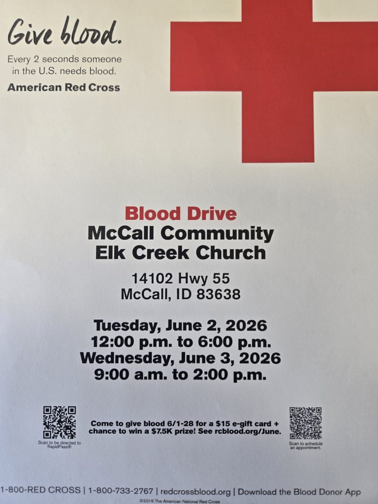 Blood Drive – McCall