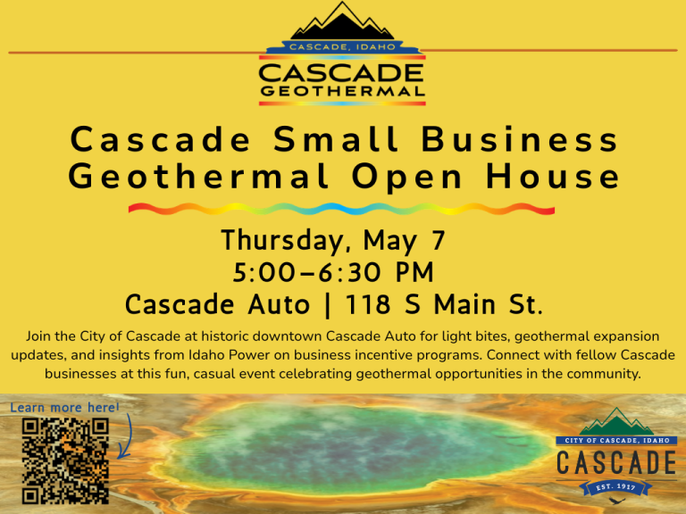Cascade Geothermal Open House