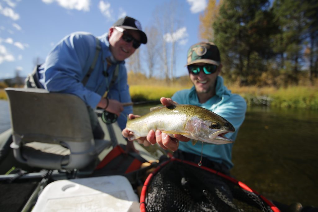 fall fly fishing in the Payette River new McCall