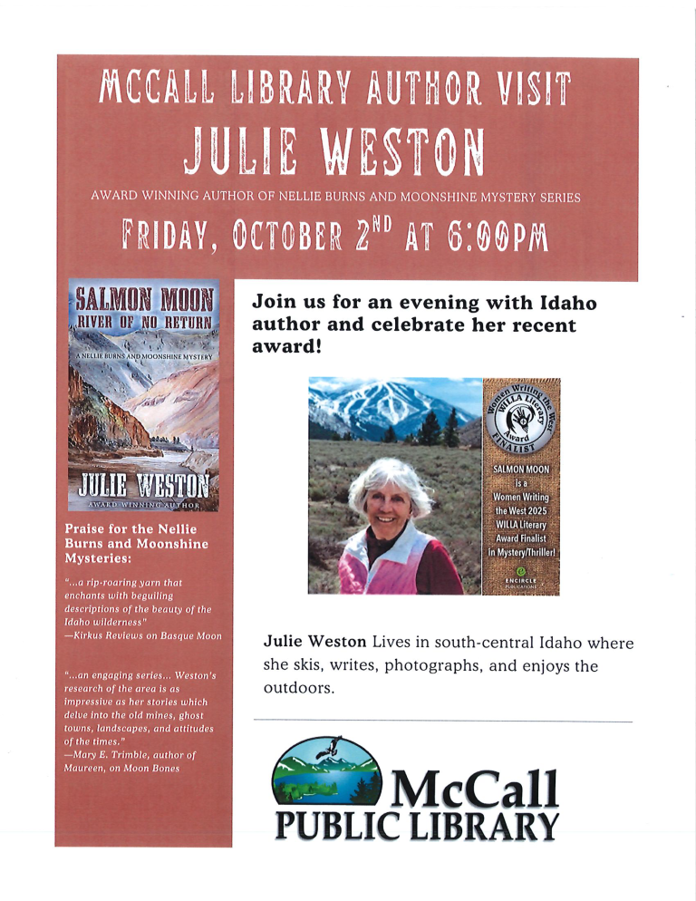 McCall Library Author Visit: Julie Weston